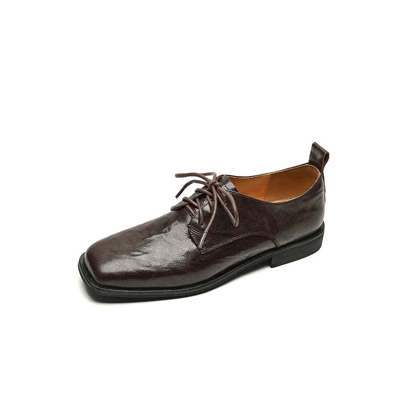 Soft Leather Oxford Shoes For Women Handmade Designer Dress Shoes in Brown/Black Difference Between Oxfords And Derbys