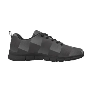 Running Shoes Running Uniquely You Womens Sneakers, Black and Gray 3D Print Running Shoes by inQue.Style