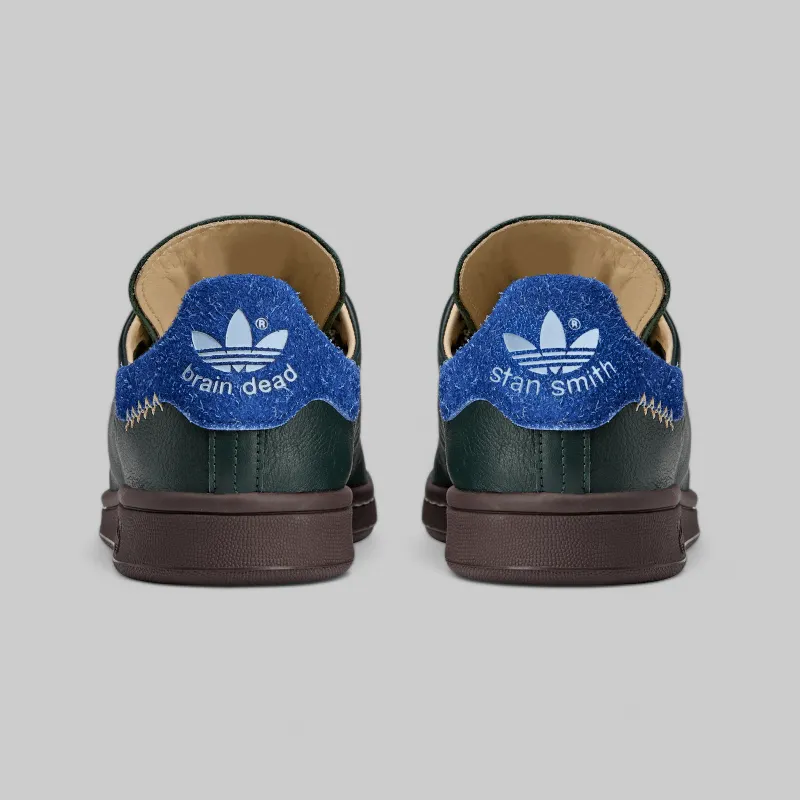 Personalized Adidas Golf Shoes X Brain Dead Stan Smith - Dark Green