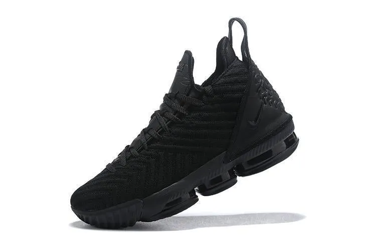 Asics Gel Nyc Casual Shoes Nike Lebron XVI 16 EP All Black Men Shoes Sale Size US7,8,8.5,9,10,11,12