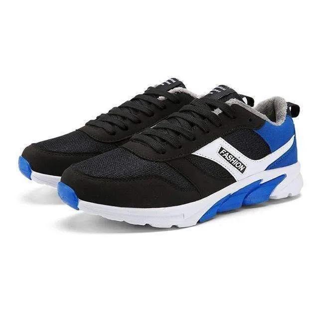 Winter Comfortable Men Sport Running Shoes Cotton Men Male Anti-Slip Rubber Sole Walking Sneakers Shoes HOT Running Shoes For Lower Back Problems