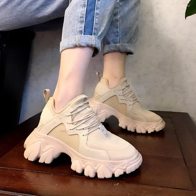 Running Shoes With Plate chunky dad sneakers women jogging gym shoes for female running shoes for women sport shoes woman platform sneakers women 2020