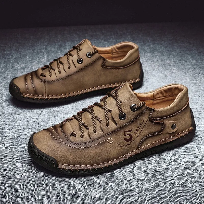 Brushed Leather Monolith Loafers Handmade Leather Men's Casual Shoes Winter Men's Loafers with Fur, Comfortable Walking Shoes, Flats, Hot Sale Moccasins Shoes