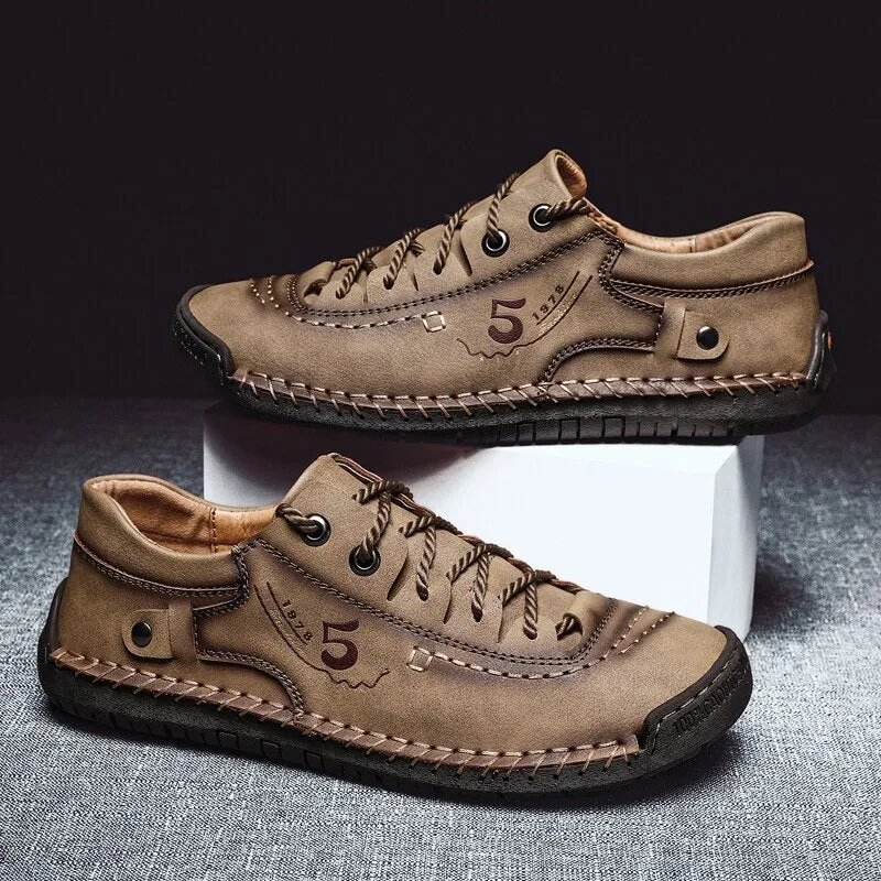 Suede Casual Loafers Handmade Leather Men's Casual Shoes Winter Men's Loafers with Fur, Comfortable Walking Shoes, Flats, Hot Sale Moccasins Shoes