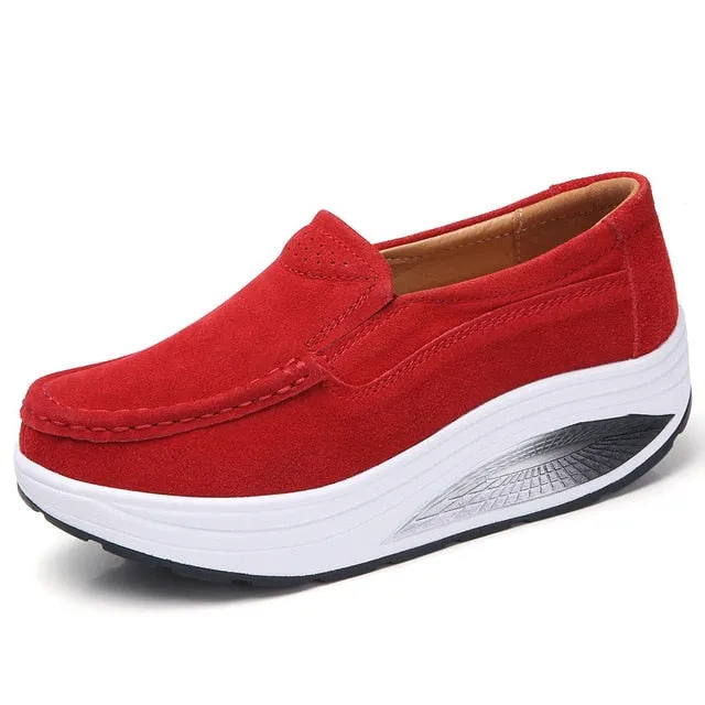 Loafers With Dresses USS Shoes Infinity Women's Platform Shoes