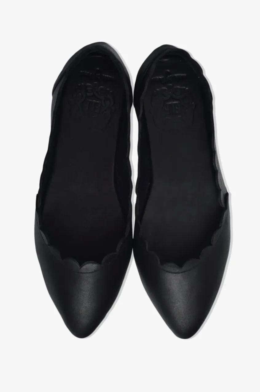 Morjas Penny Loafers Valentina Leather Ballet Flats