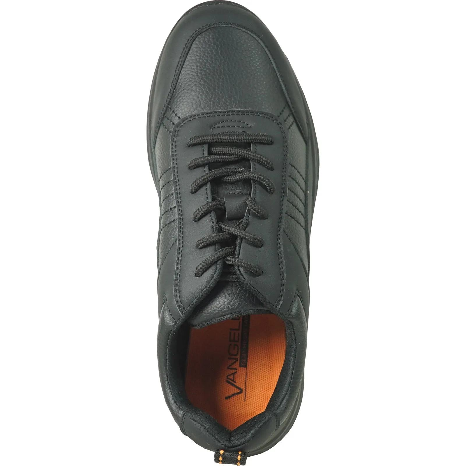 VANGELO Women Slip Resistant Shoe ARIA-4 Black  - Wide Width Available 8 Inch Work Boots Soft Toe