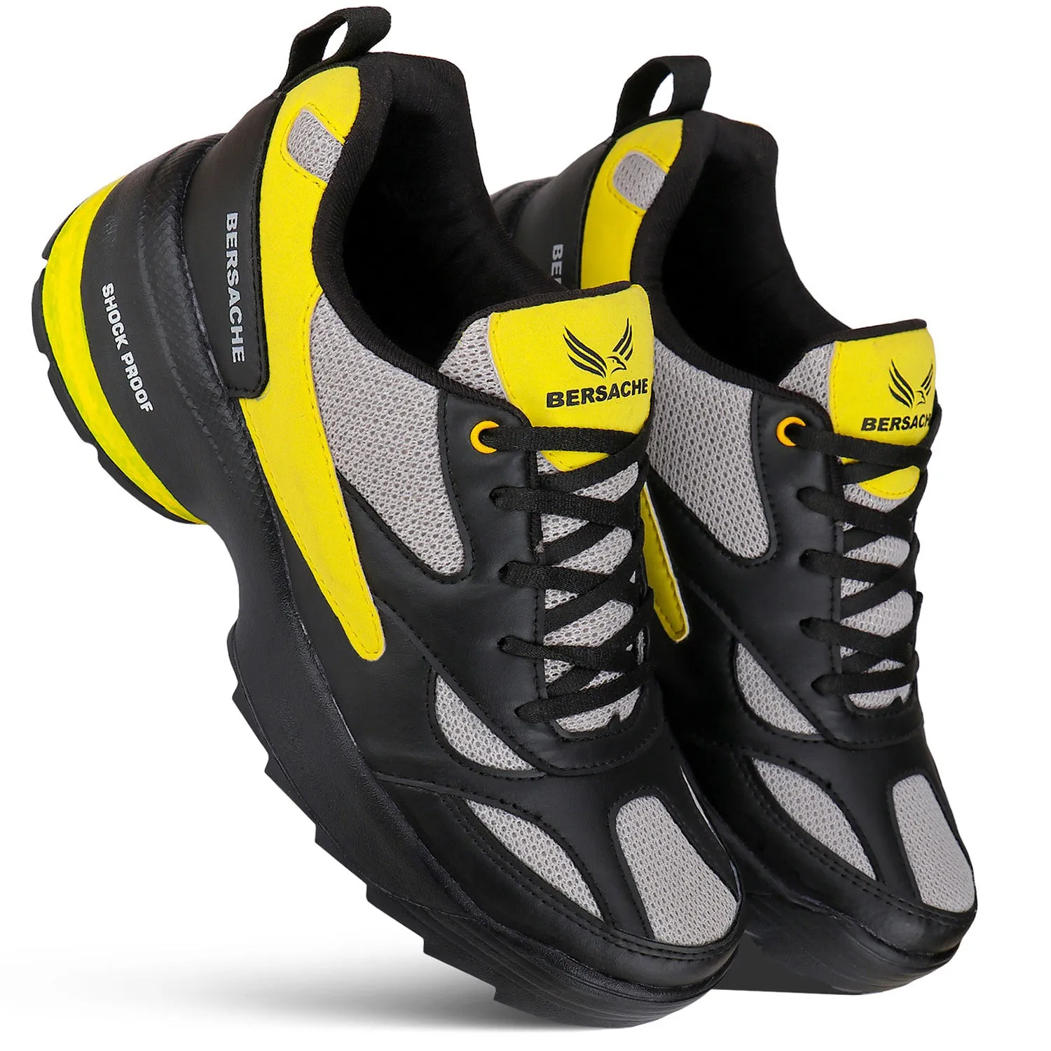 Bersache Lightweight Sports Shoes Running Walking Gym sneakers Shoes For Men  -  7071 Tall Boot Slippers