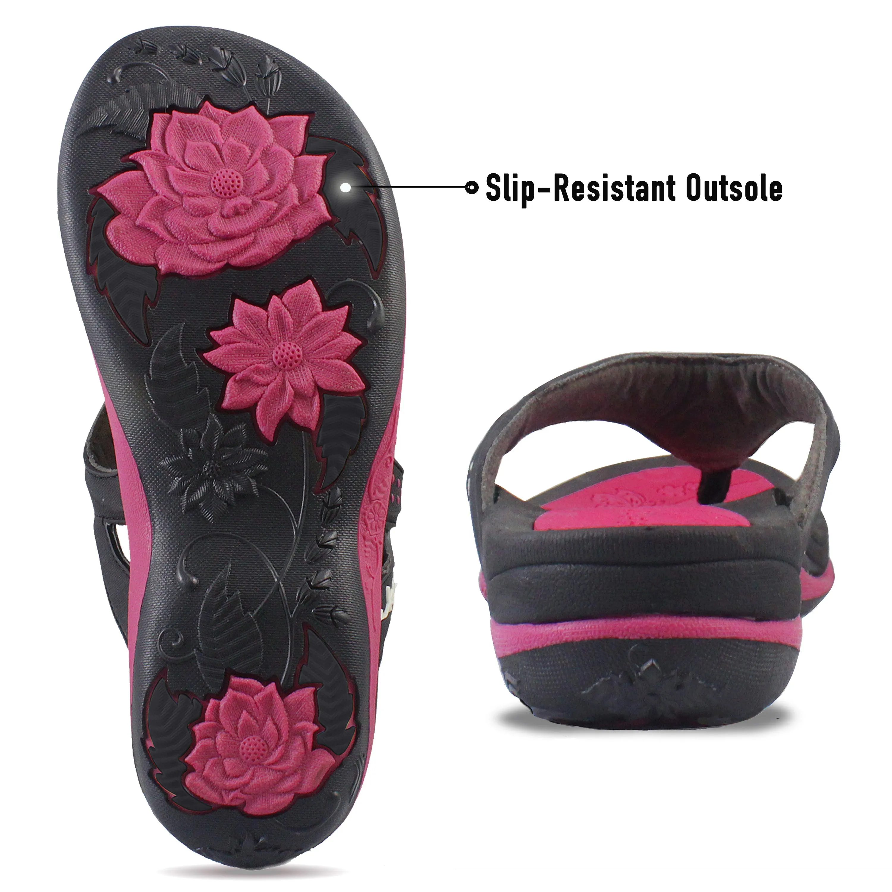 Women Signature: 7532 Fuchsia Softwalk Flip Flops