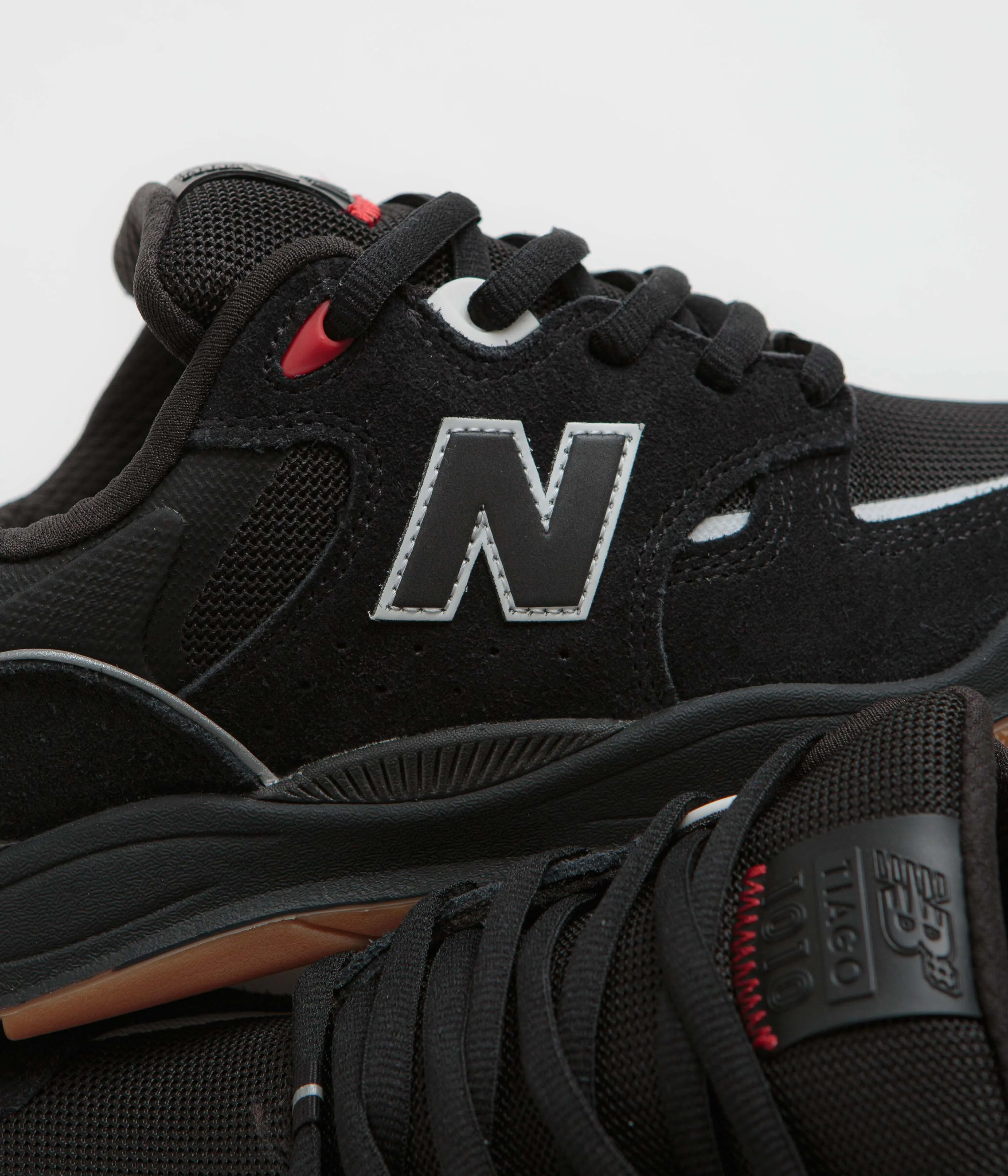 New Balance Numeric 1010 Tiago Lemos Shoes - Black / Black / Gum Sd100 New Balance