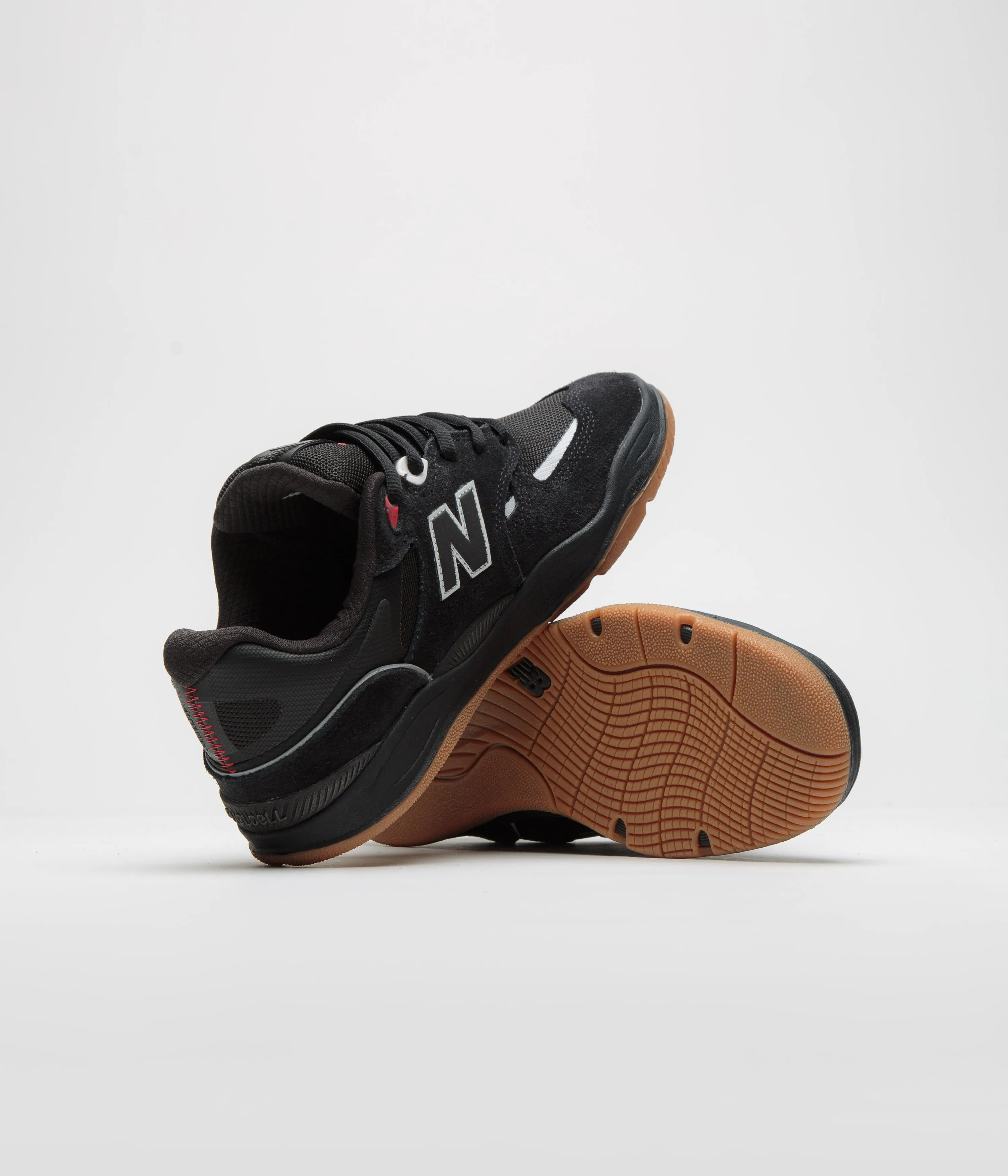 New Balance Numeric 1010 Tiago Lemos Shoes - Black / Black / Gum New Balance Store Chandler Az
