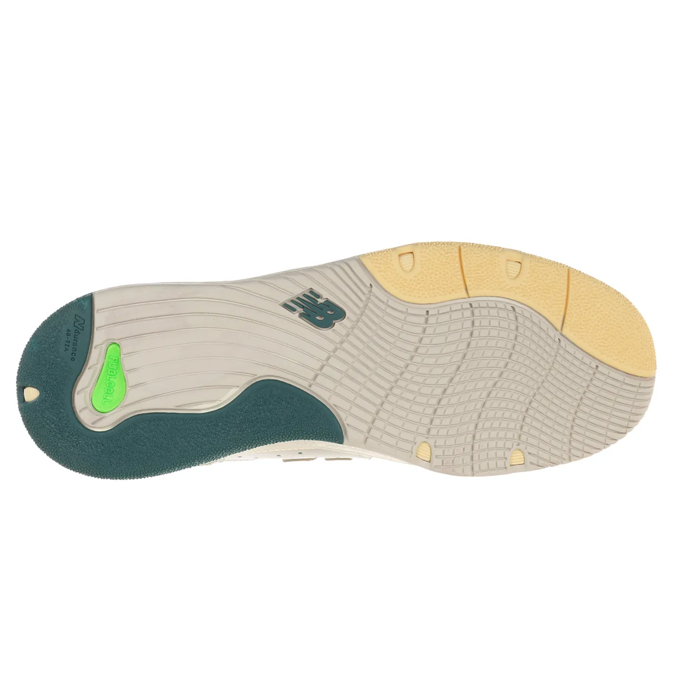 New Balance Numeric 1010 Tiago Shoes - White / New Spruce New Balance Extra Wide Toddler Shoes