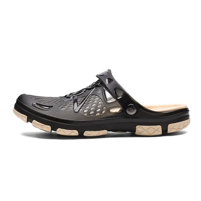 Most Popular Slitters UPUPER Summer Men Slippers Fashion Beach Sandals Shoes Men Outdoor Breathable Flip Flops Casual Play Water Men Summer Shoes