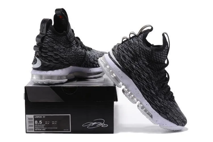 Nike Lebron XV 15 "Ashes" Grey White Men Shoes Sale Size US7,8,8.5,9,10,11,12 Asics 4e Width Shoes