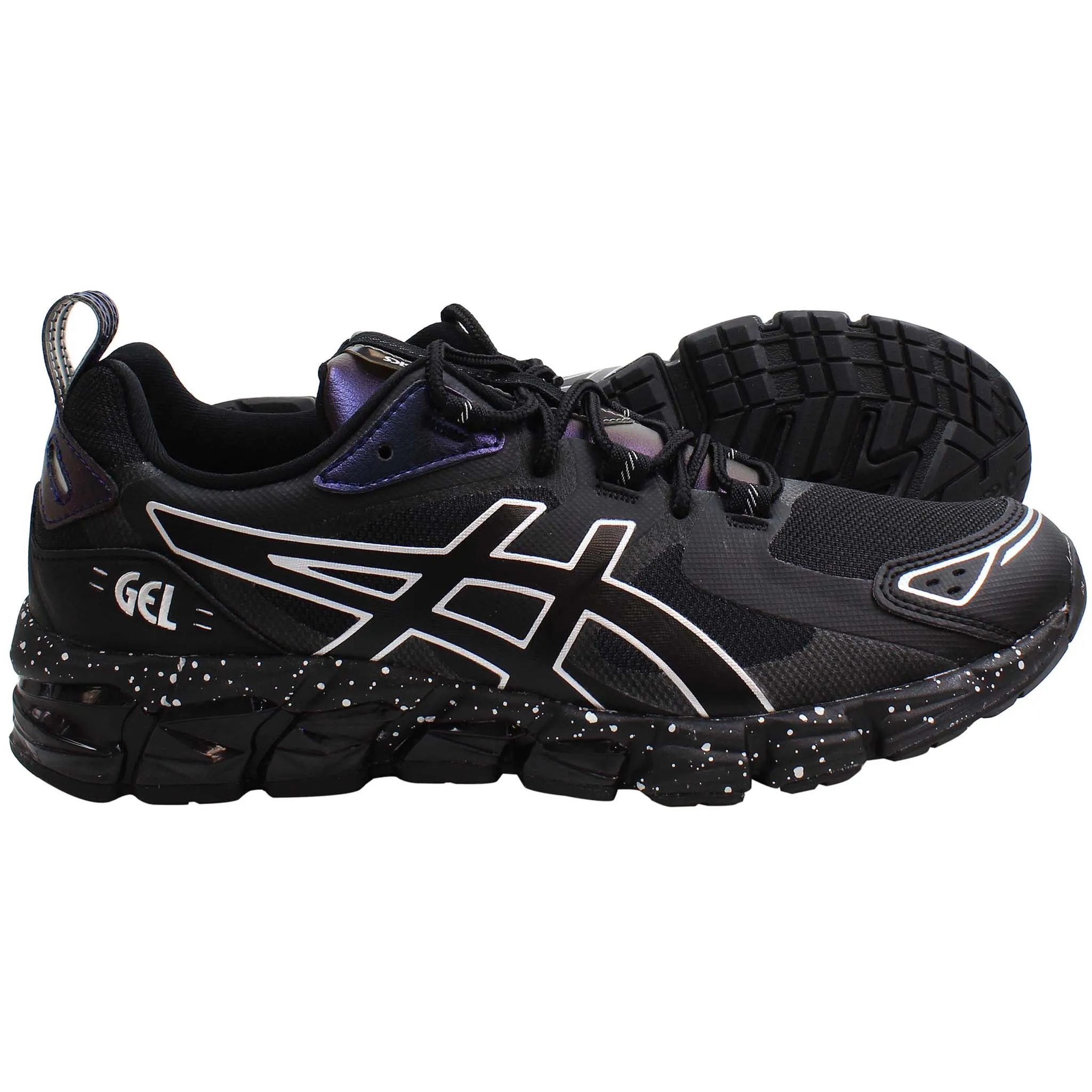 Asics Shot Put Shoes Asics Gel-Quantum 180 Mens Black Running Shoes