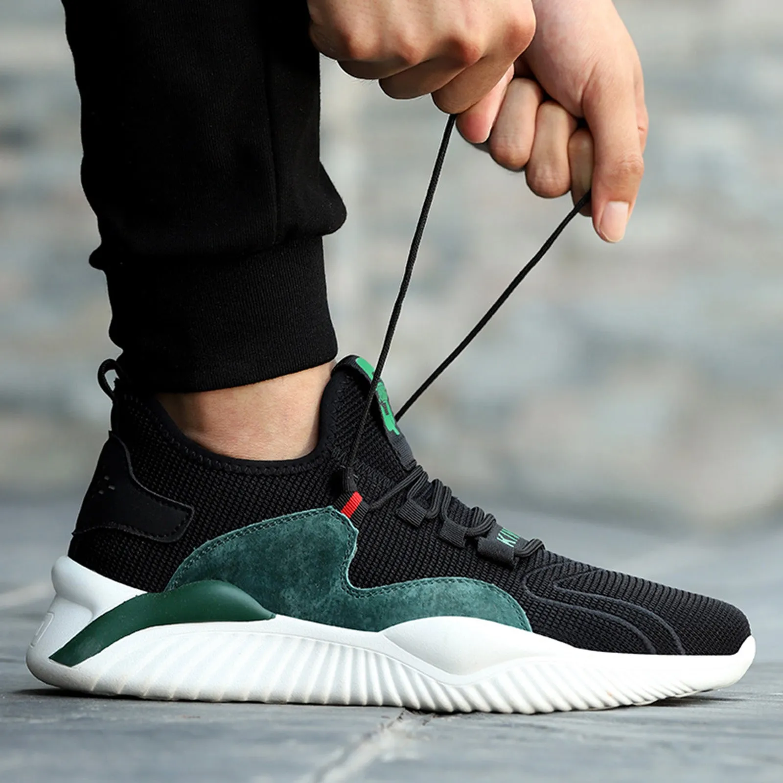 Moc Toe Slip On Work Boots Mens Steel Toe Safety Work Shoes Athletic Industrial & Construction Sneakers