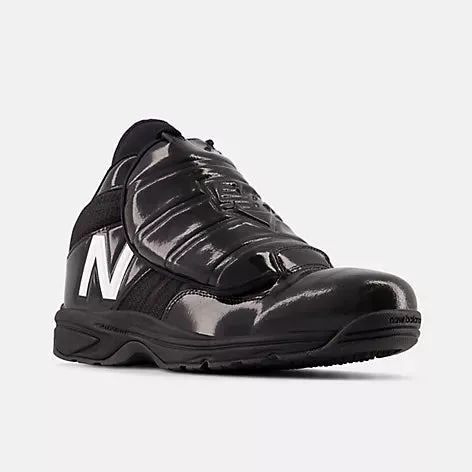 New Balance v3 Black and White Mid-Cut Umpire Plate Shoe New Balance Wide Width