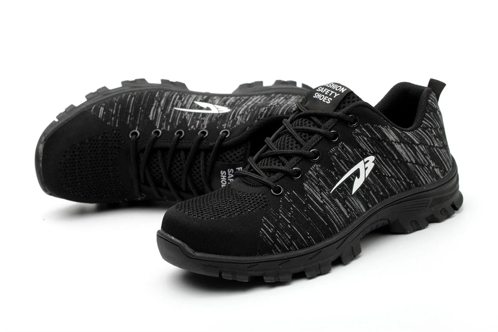 Lightweight Safety Shoes for Men Steel Toe Work Shoes Non-Slip Protective Sneaker Best Composite Toe Slip On Work Boots