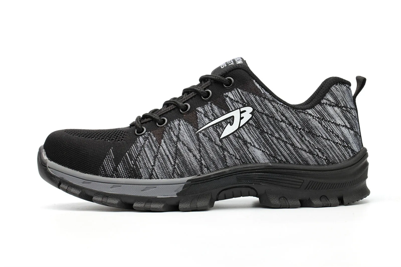 Lightweight Safety Shoes for Men Steel Toe Work Shoes Non-Slip Protective Sneaker Qc Work Boots