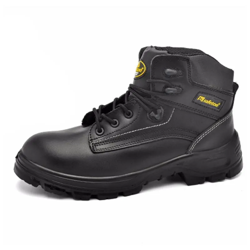 Fit Work Boots Tactical Dudes Mens' Steel Toe Boots Black