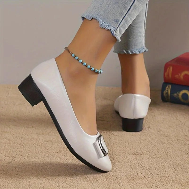 Women Dress Shoes | Elegant & Confortable Work Shoes | Women Fashion Sierra Wide Square Toe Steel Toe Work Boots