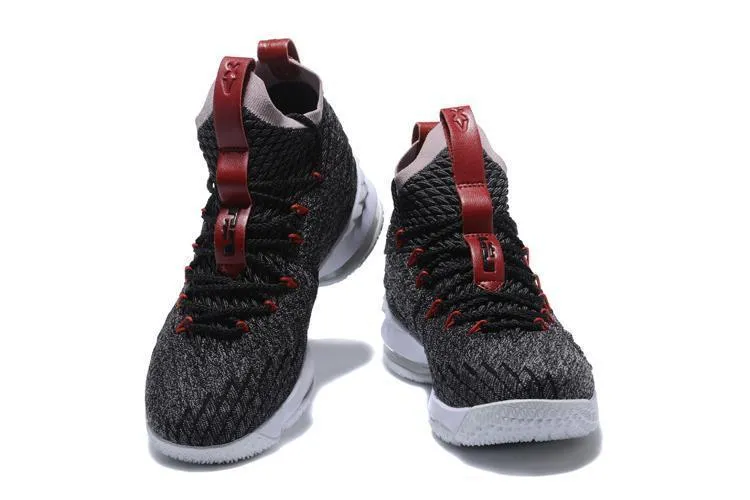 Nike Lebron XV 15 Black Red Dark Grey Men Shoes Sale Size US7,8,8.5,9,10,11,12 Asics Shoes Tiger Mexico