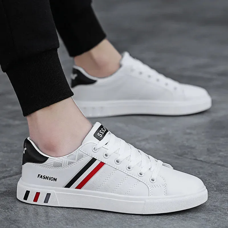 White Vulcanized Sneakers Boys Cheap Flat Comfortable Shoes Men Autumn Spring 2022 Fashion Sneakers  Shoes Men Sneakers Anti Flat Shoe