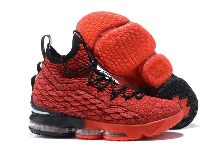 Nike Lebron XV 15 Red Black Men Shoes !!! CYBER MONDAY SALE !!! Running Shoes Similar To Asics Novablast