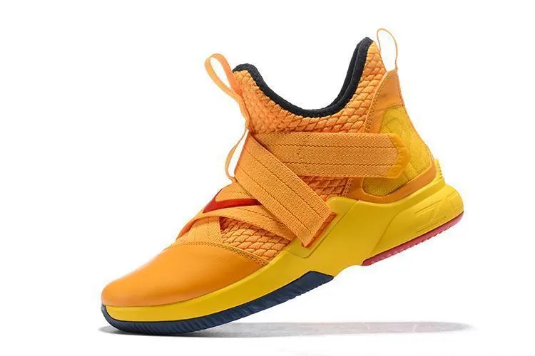 Nike Lebron Soldier XII 12 SFG EP Orange Yellow Men Shoes Sale Size US7,8,8.5,9,10,11,12 Unique Asics Shoes