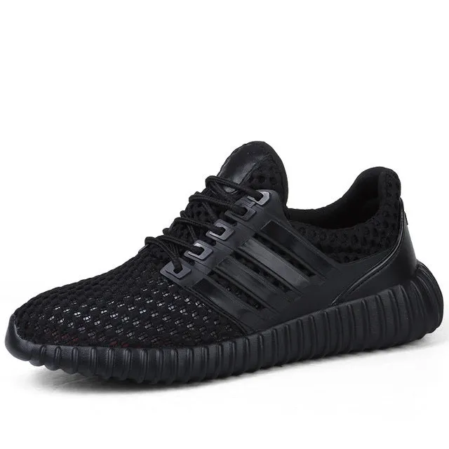 Woman Running Shoes White Leather Slip On Sneakers