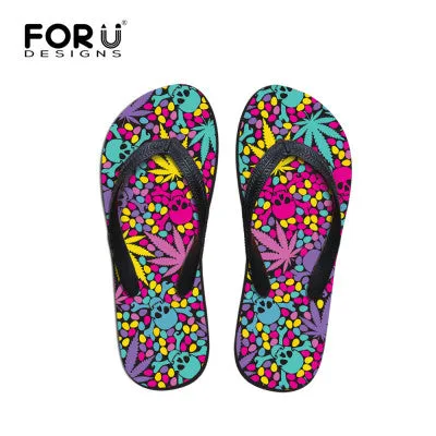 Flip Flops Rider Women Flat Sandals Brand High Quality Female Summer Flip Flops Skull Rose Women Beach Sandals Slippers Shoes Ladies Footwear