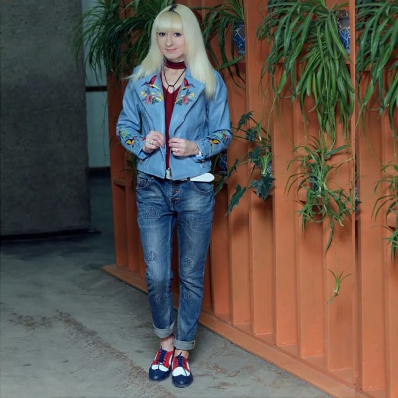 Brogue Oxford Women Genuine Leather Oxford Shoes Woman Flats Handmade Vintage Retro Lace Up Loafers Brown Casual S