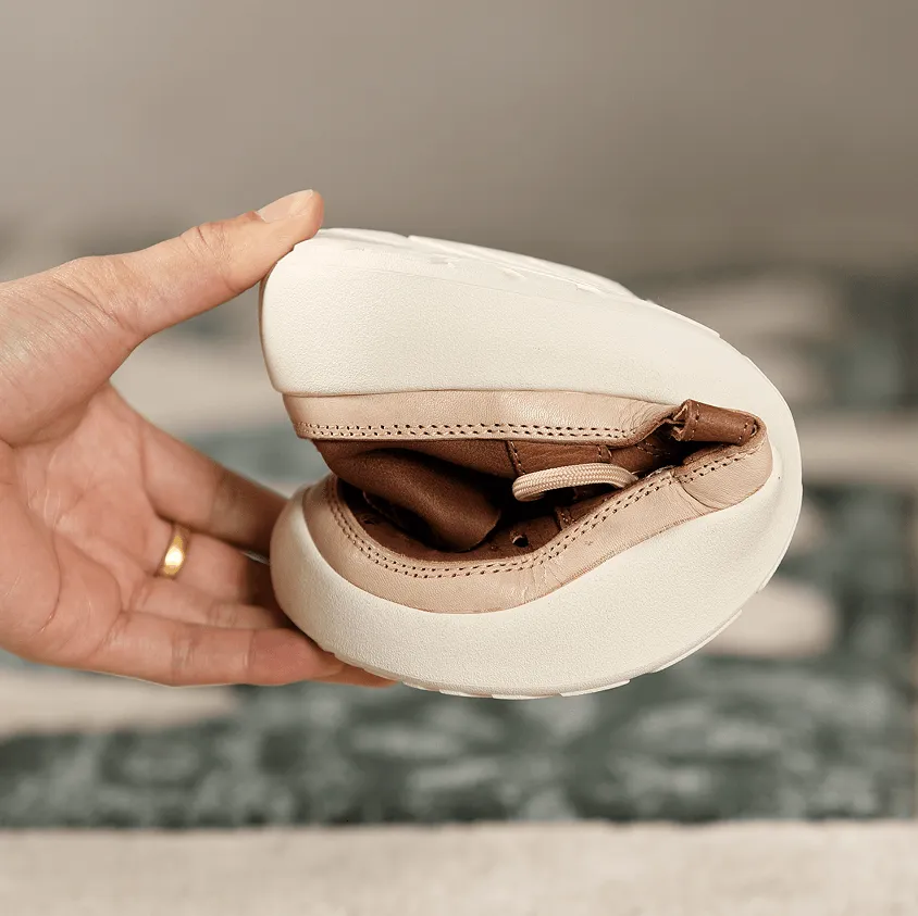 Women Handmade Leather Sneakers For Summer Brown/Coffee Dexter Wingtip Oxfords