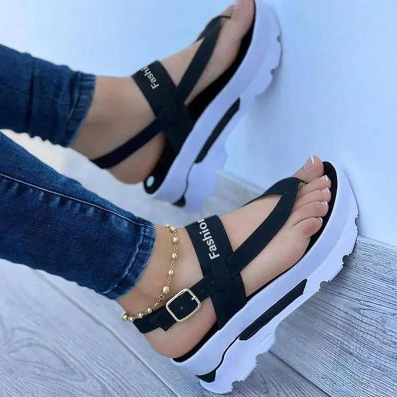 Size 11 Wide Flip Flops Women Sandals 2022 New Platform Sandals For Summer Wedges Shoes Women Platform Heels Sandalias Mujer Luxury Summer Flip Flops