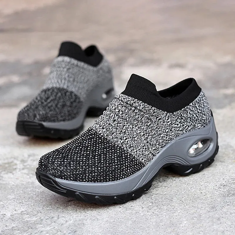 Club C 85 Vintage Sneakers Women Slip-on Sneakers. Breathable, Mesh, Casual, Platform Shoes