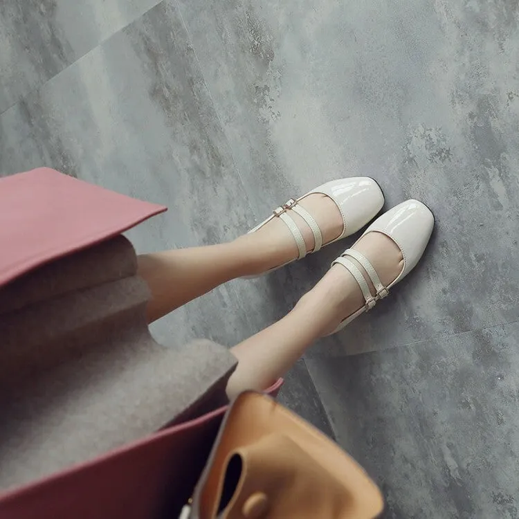 Women's Ankle Strap Mary Jane Block Heel Sandals Diana Sandals