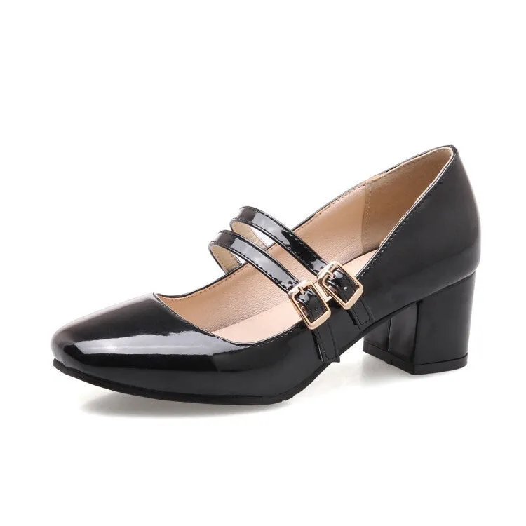 Women's Ankle Strap Mary Jane Block Heel Sandals Best Sandals Resorts