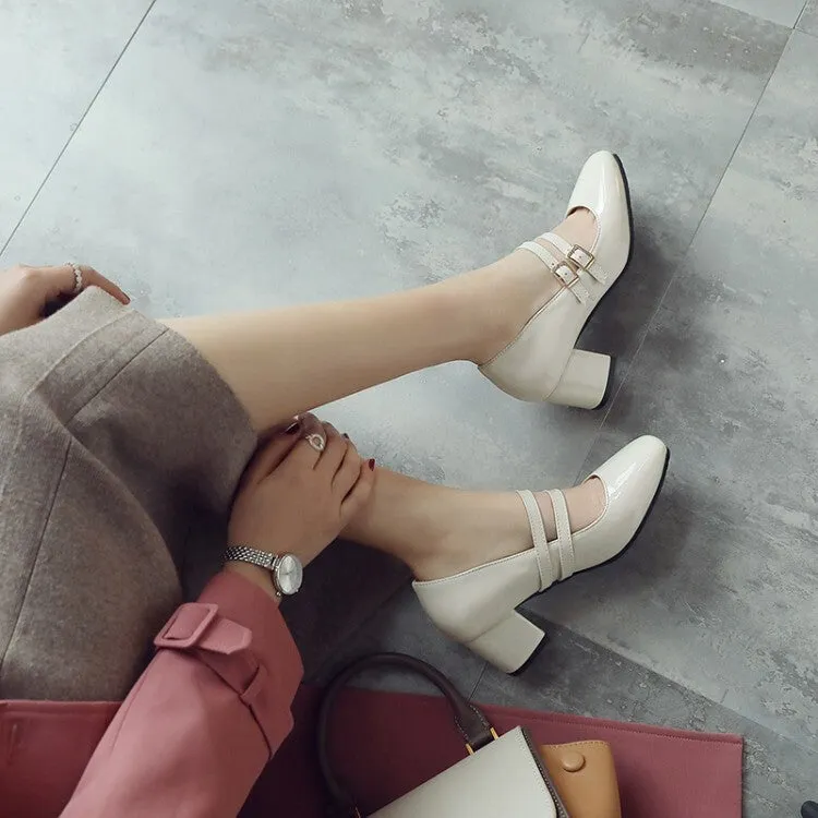 Women's Ankle Strap Mary Jane Block Heel Sandals Sandals Kelsi Dagger