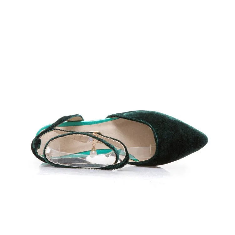 Women's Buckle Ankle Straps High Heel Sandals Platform Sandals Heels