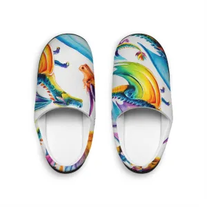 Flower Slippers Women's Indoor Slippers - Flying Dragons