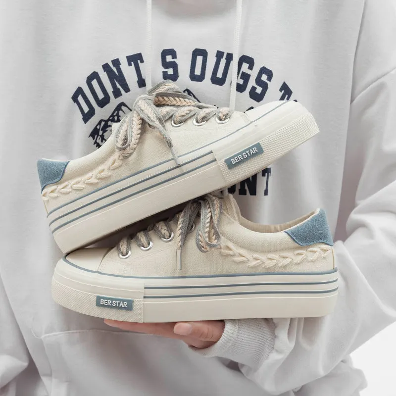 Roxy Slip On Sneakers Womens Low-top Canvas Lace-up Sneakers