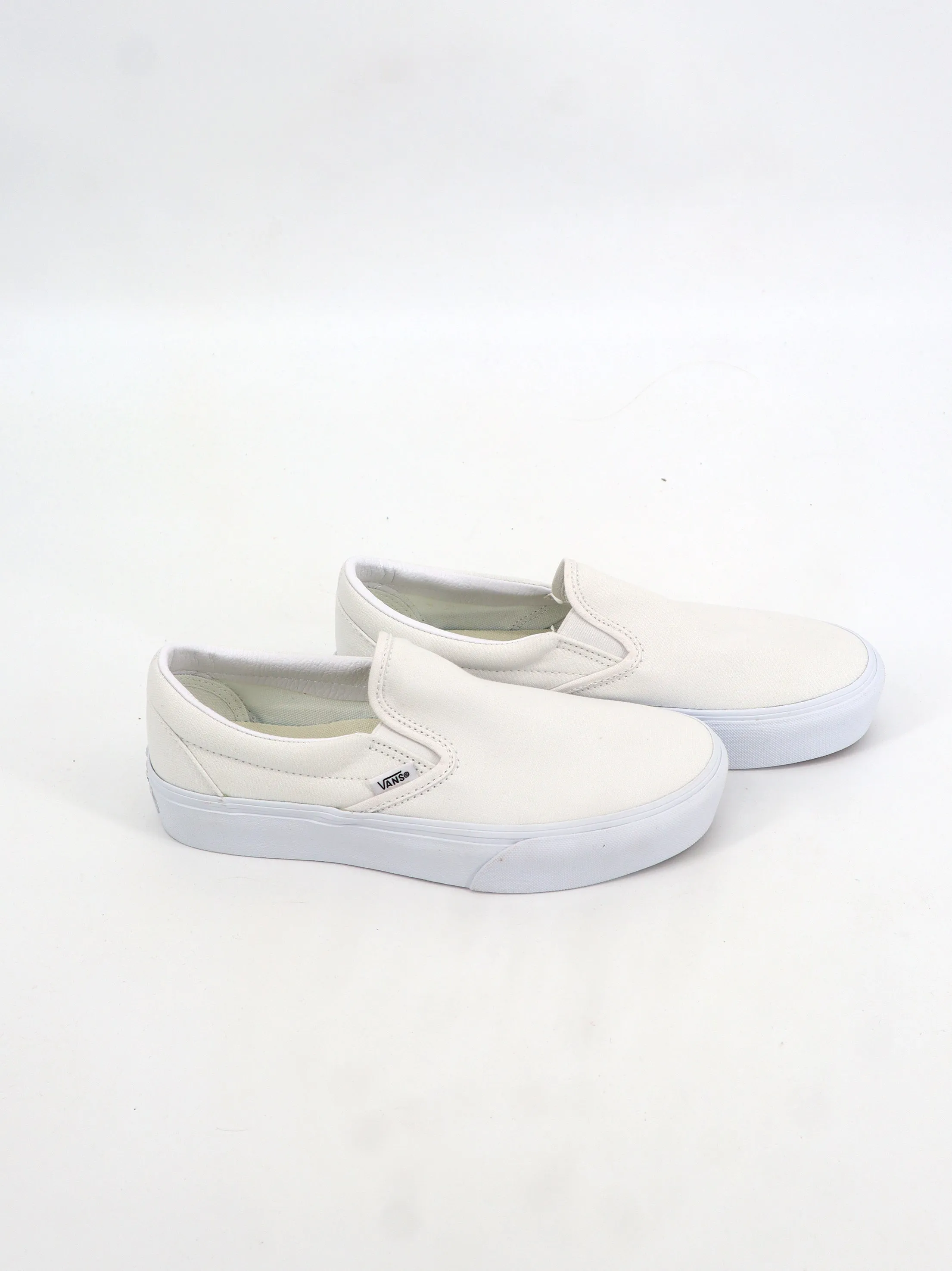 Flat Caged Shoes Women's Plain Solid Flat Shoes,White