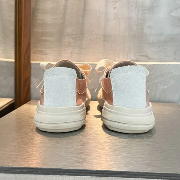 Womens Satin Lace-up Front Sneakers Shoes Sorrell Sneakers