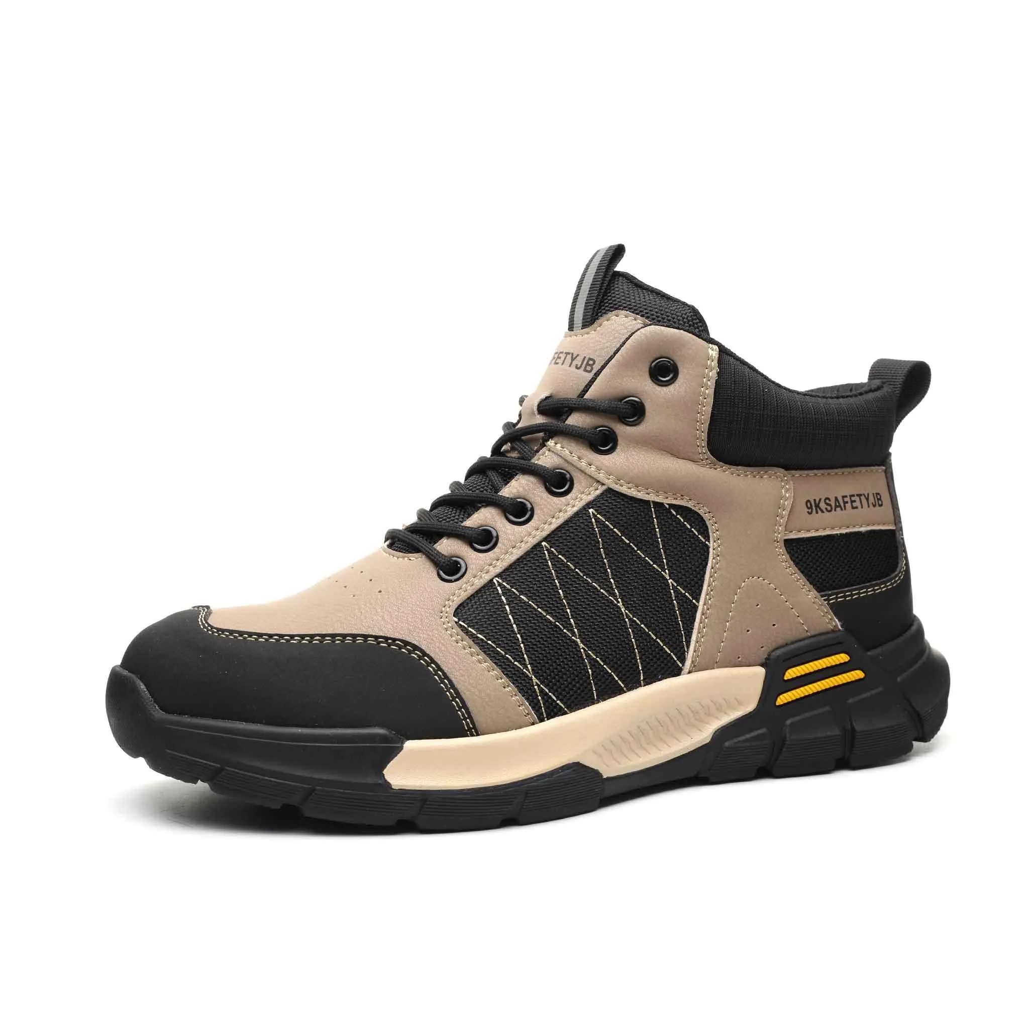 Waterproof Rubber Work Boots Women's Ultra-Light Steel Toe Boots - Slip Resistant | B277