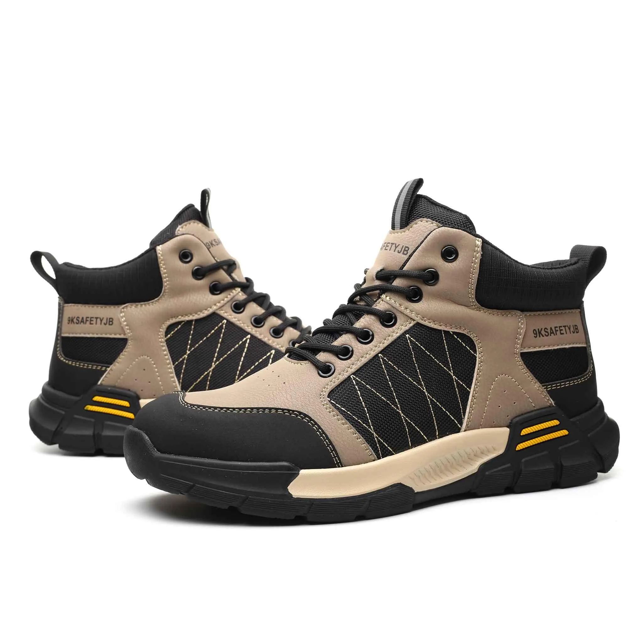 Best Work Boots For Corrections Officers Women's Ultra-Light Steel Toe Boots - Slip Resistant | B277