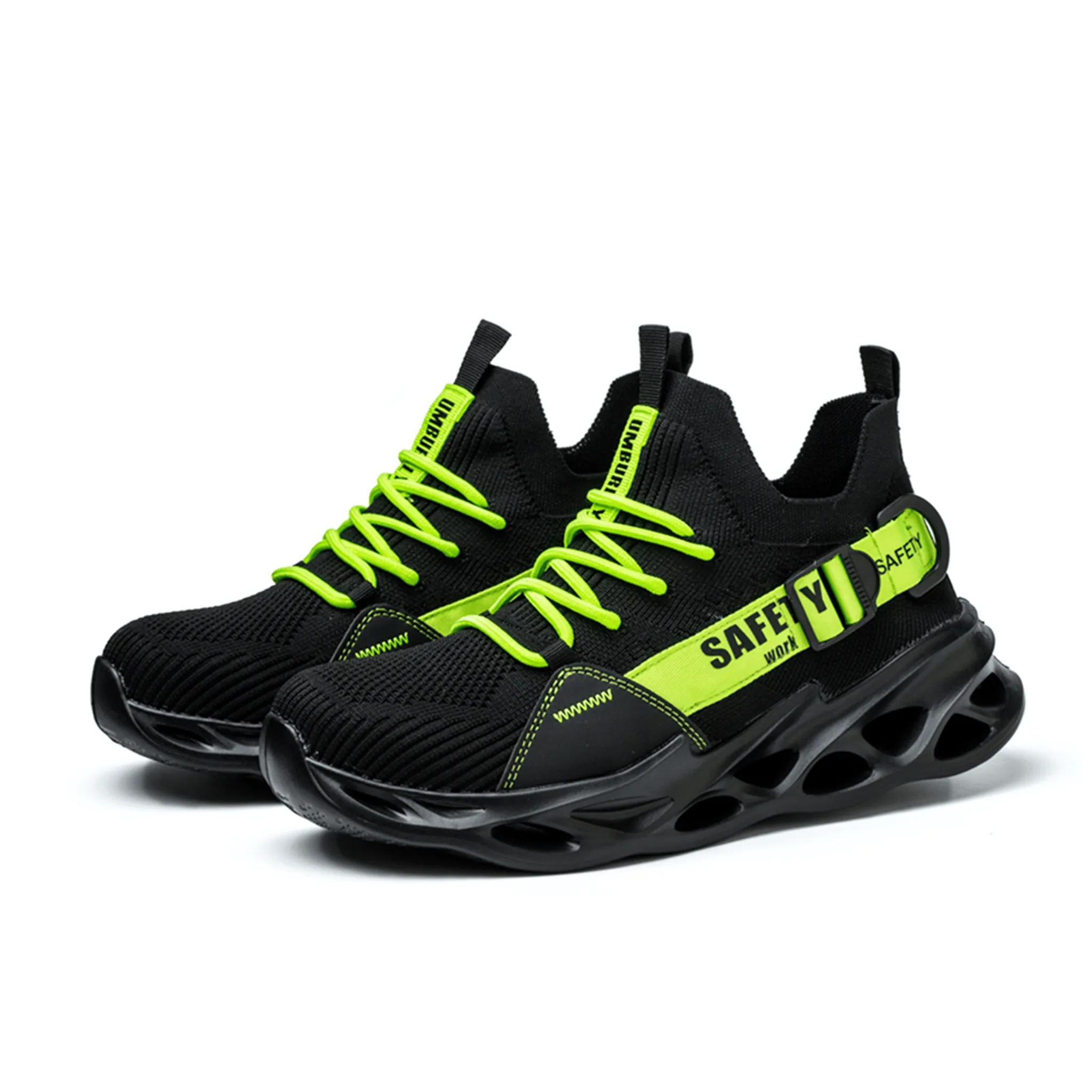 Best Waterproof Slip-resistant Work Boots Women's Ultra-Light Steel Toe Sneaker - Rubber Sole | B282