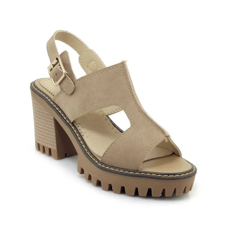 Arch Support Sandals Women's's Wrap Strap Chunky Heel Platform Sandals
