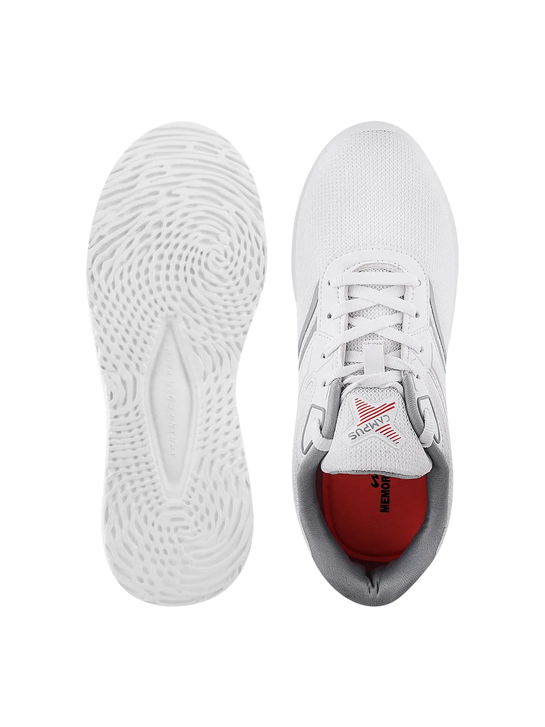 WONG White Men's Sports Shoes Best Snow Running Shoes