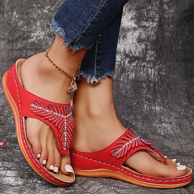 J Bay Iii Flip Flops Yeknu Women Sandals Soft Wedge Heels Sandals Summer Shoes Women Flip Flops Wedges Shoes For Women Summer Footwear Heel Chaussure Femme