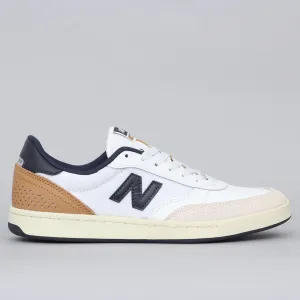 New Balance 440 Shoes White / Navy Yellow Black New Balance